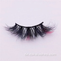 Pink Mink Wimpern Vollstreifen farbenfrohe Mink Wimpern